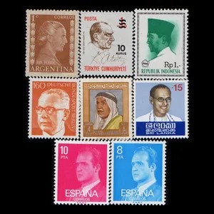 تمبر یادگاری مدل خارجی مجموعه 8 عددی 