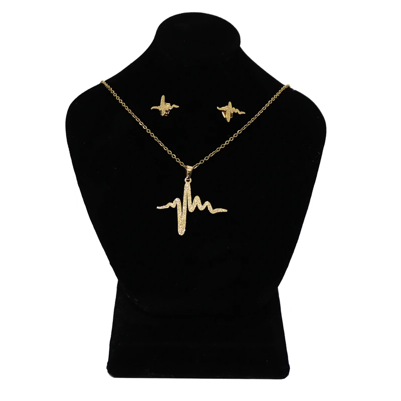 نیم ست طرح ضربان قلب کد 038