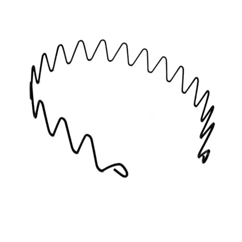 تل مو زنانه مدل زیگزاگی اسپرت طرح هفت هشتی فلزی کد T700