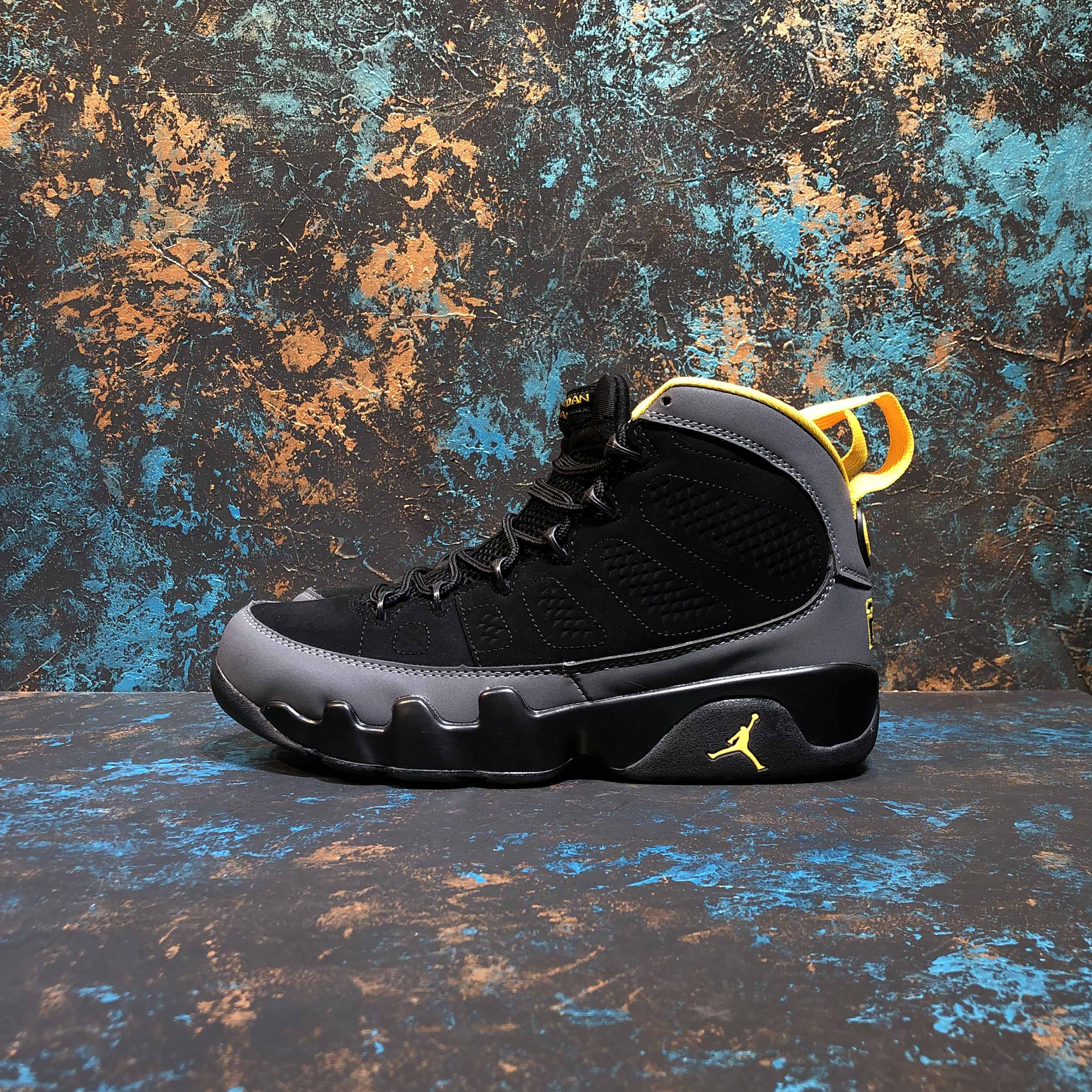 کفش بسکتبال مدل AIR JORDAN 9 RETRO BKYEL-120010011