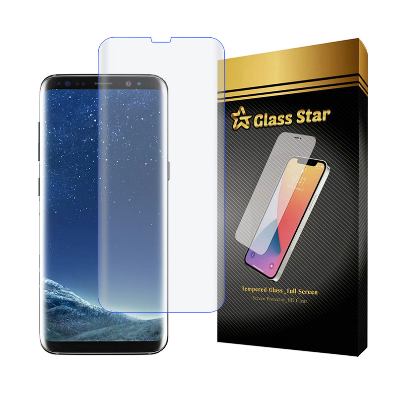 محافظ صفحه نمایش یووی گلس استار مدل  UVLIGHTS مناسب برای گوشی موبایل سامسونگ Galaxy S8
