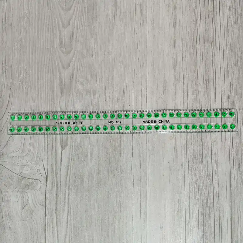 خط کش 30 ساتی متری مدل حباب رنگی