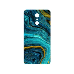 MAHOOT Turquoise marblewith golden streaks Cover Sticker for LG Q Stylus