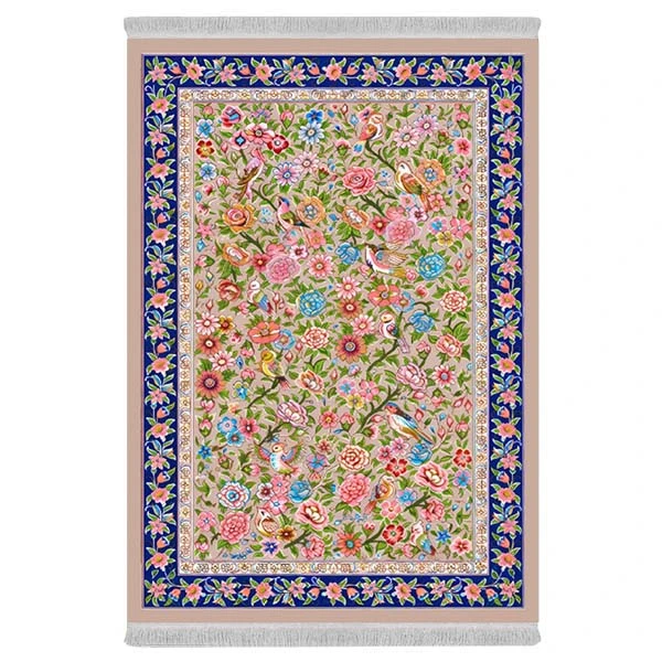 فرش پارچه‌ای دفه مدل فرشینه هازان مخمل کد 094