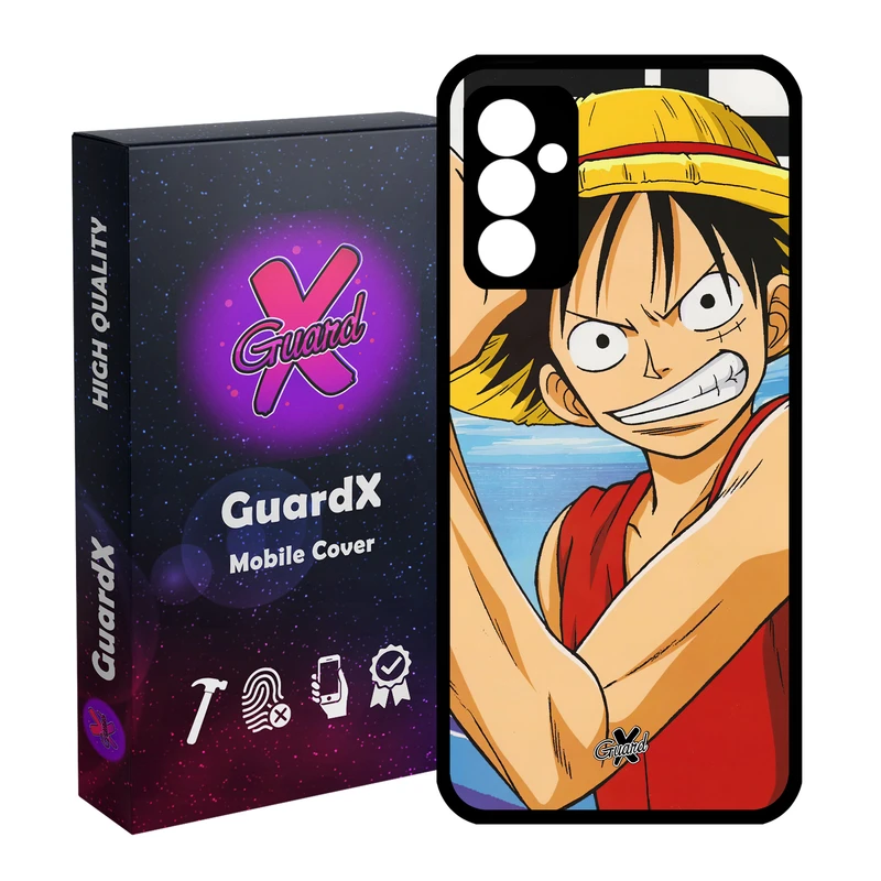 کاور گارد ایکس طرح Luffy Anime مدل Glass10593 مناسب برای گوشی موبایل سامسونگ Galaxy A55 / A55 5G