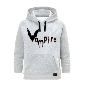 هودی زنانه مدل VAMPIRE کد M167 رنگ طوسی