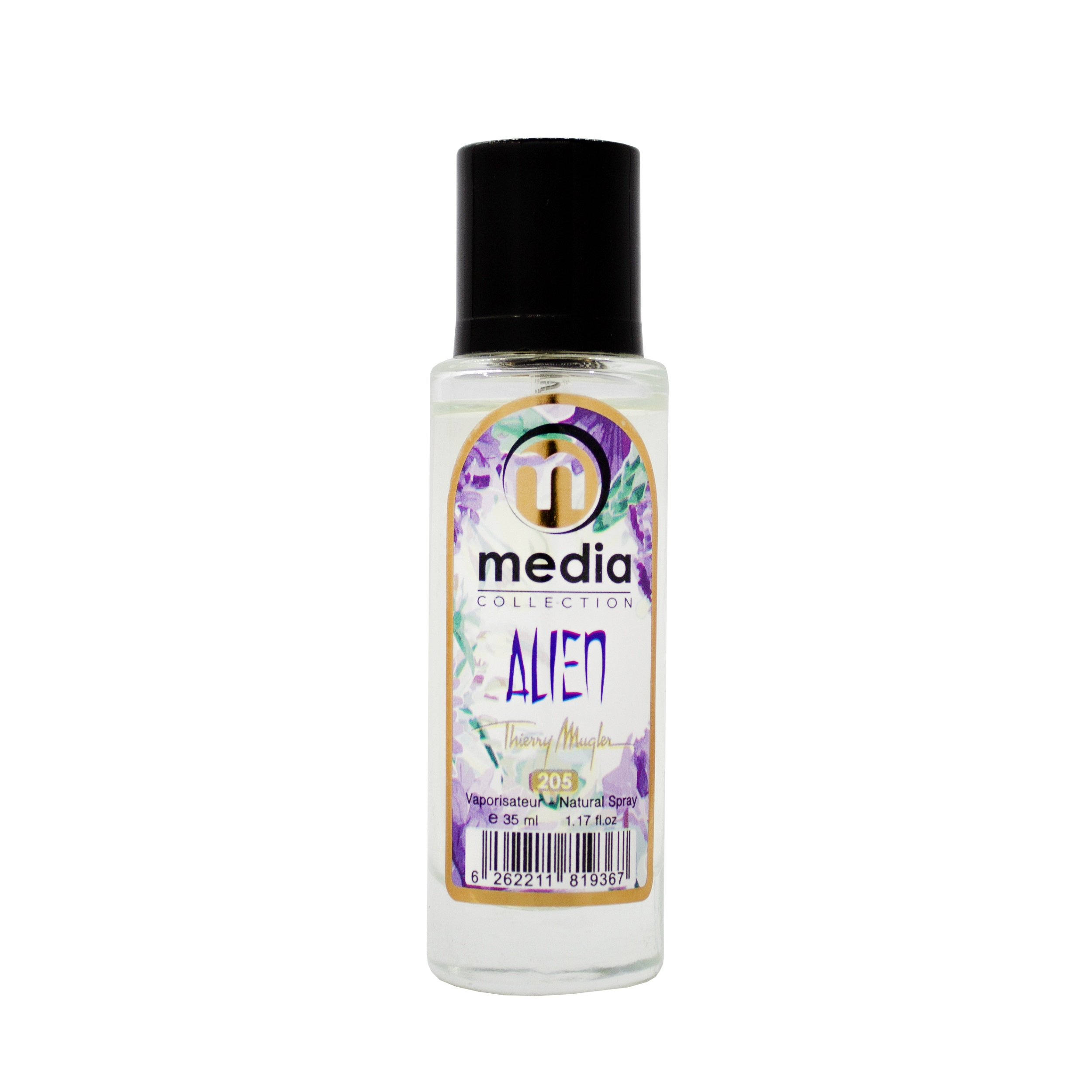 عطر جیبی زنانه مدیا مدل Alien حجم 35 میلی لیتر