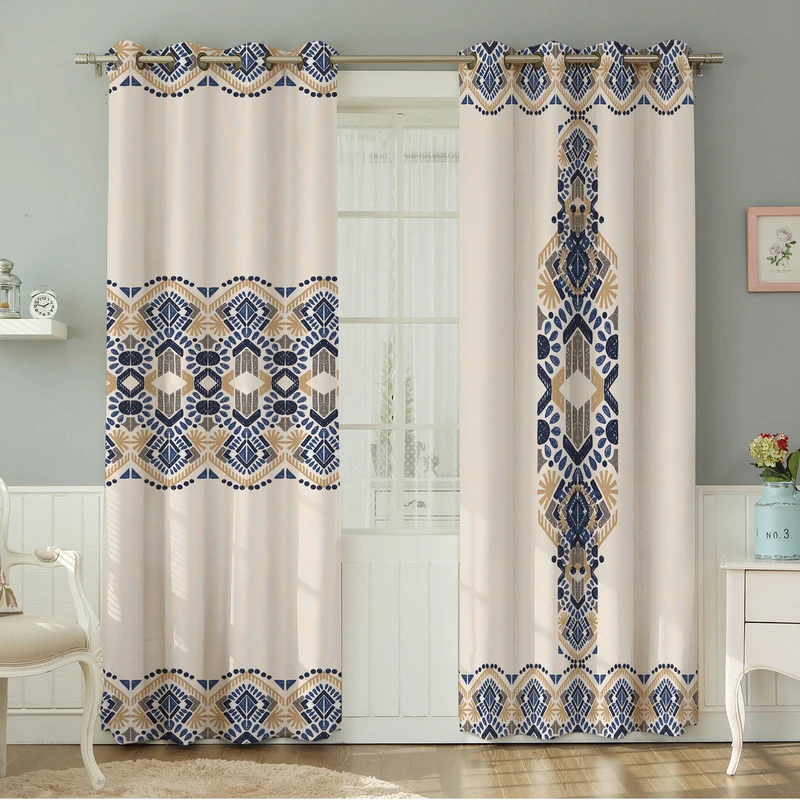 پرده نیروانا طرح مدرن  مدل مخمل کد 4522 سایز 140×280 سانتی متر