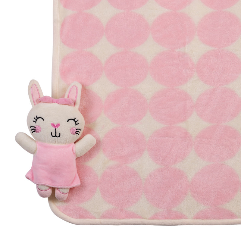 پتو نوزاد بیبی بلانکت مدل 2343.1 سایز 76x88 سانتی متر