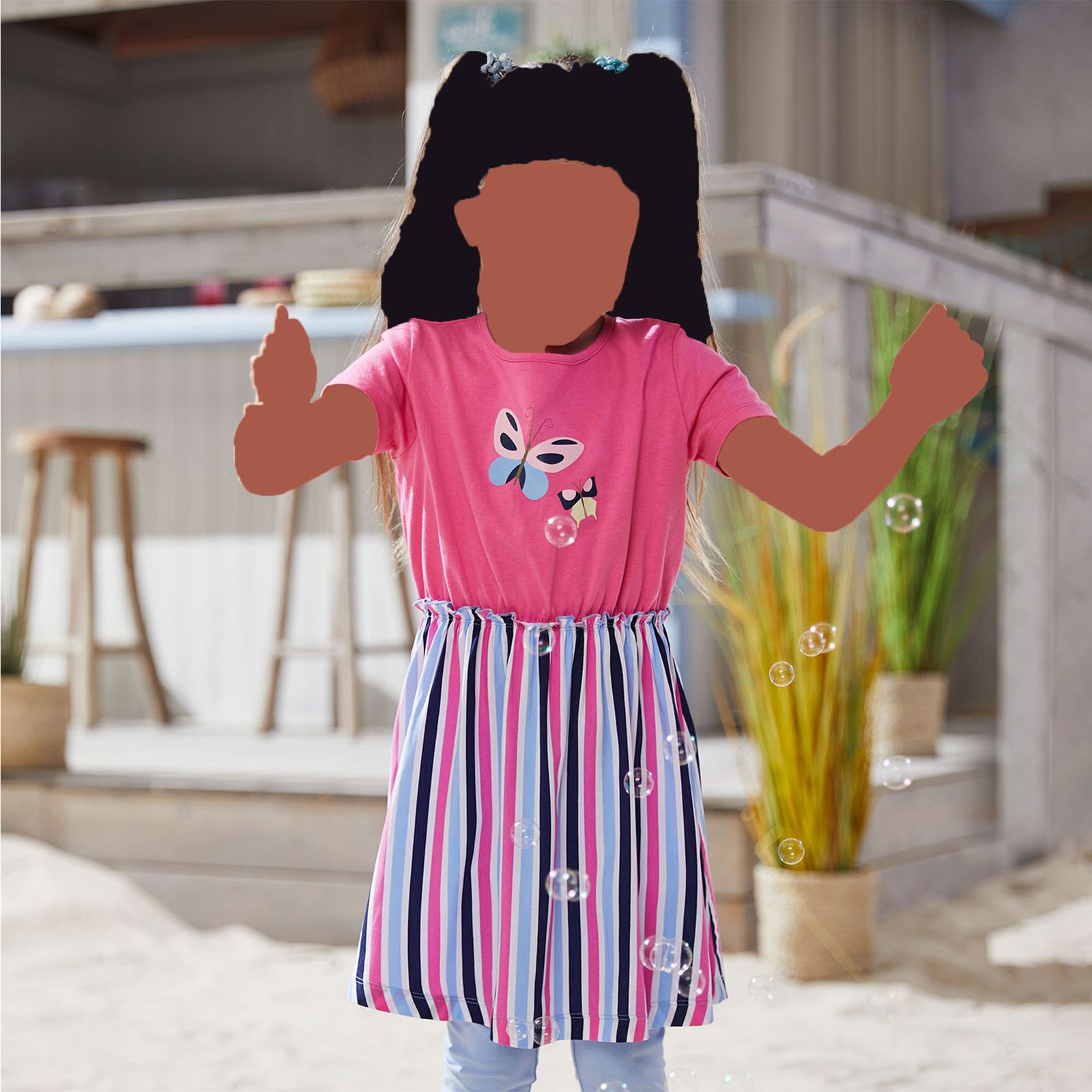 پیراهن دخترانه ایمپی دیمپی مدل BAMBINE-034 - - 2