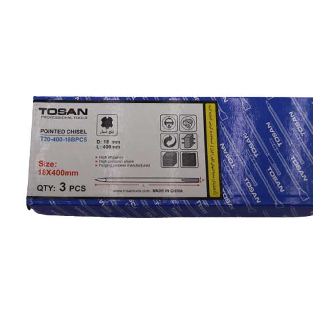 قلم پنج شیار توسن مدل T18x400 سایز 40 سانتی متر