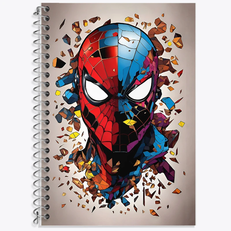 دفتر لغت 50 برگ خندالو طرح مرد عنکبوتی (Spider Man) کد F6928