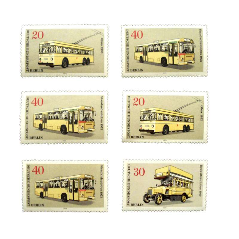 تمبر یادگاری مدل وسایل نقلیه کد DS1882 مجموعه 6 عددی