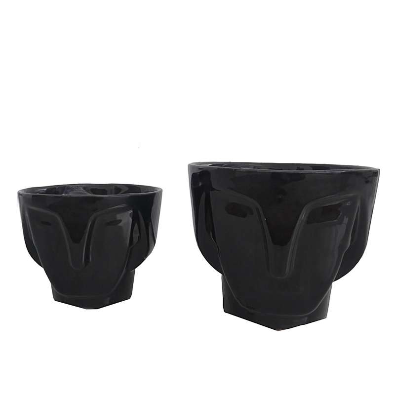 گلدان مدل گلدان مدل سرامیکی طرح چهره مدل 2078 مجموعه 2 عددی گلدان مدل گلدان مدل سرامیکی طرح چهره مدل 2078 مجموعه 2 عددی