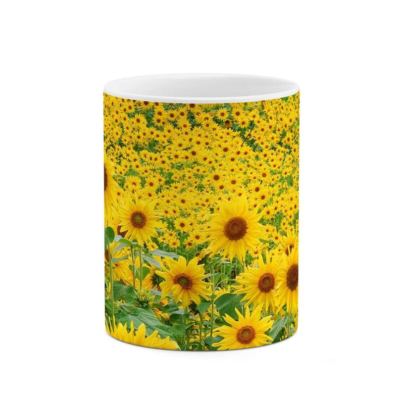 ماگ کاکتی مدل گل آفتابگردان کد mgh12012