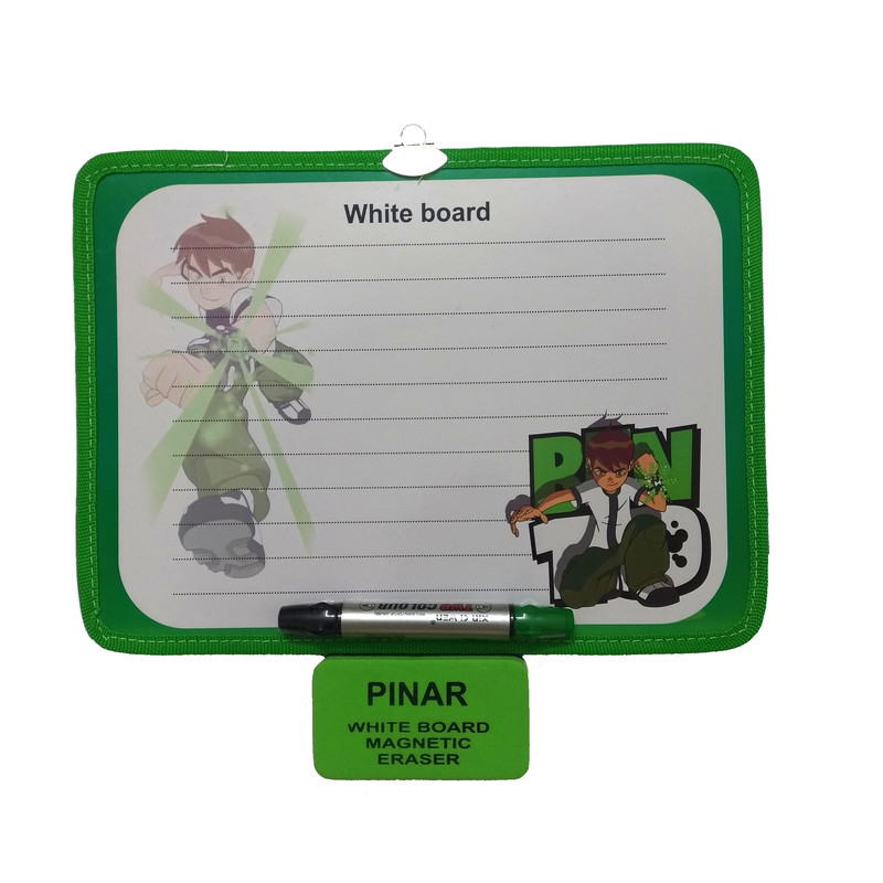 	تخته وایت برد کد T03 سایز 34x25 سانتیمتر به همراه ماژیک و تخته پاک کن