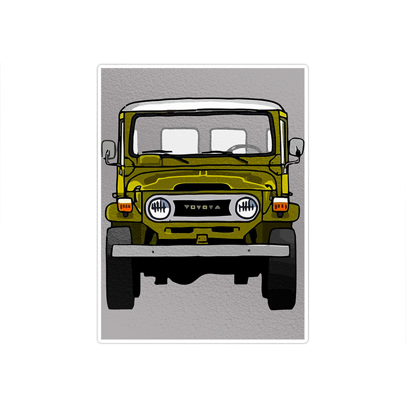استیکر تزئینی موبایل و تبلت ماسا دیزاین مدل stkv0247 طرح جیپ.آفرود