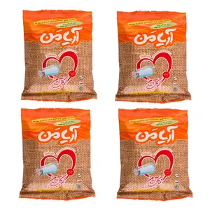 نمک خوراکی یددار 100% تصفیه شده و تبلور مجدد آریامن - 400 گرم مجموعه 4 عددی