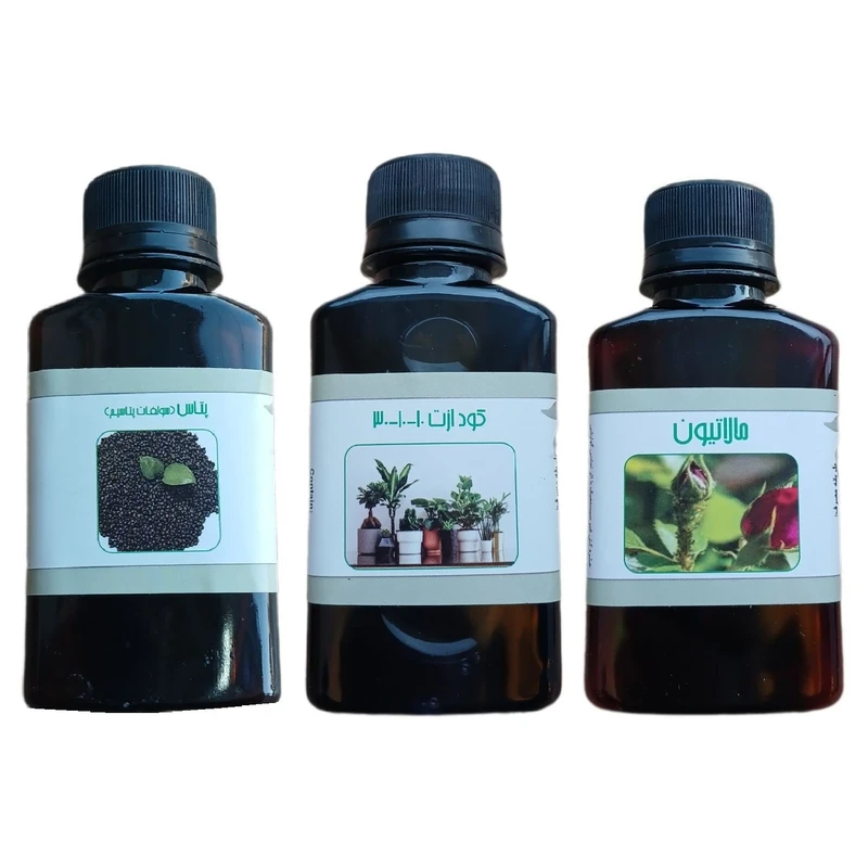 کود مایع ازت 10-10-30 و پتاس و مالاتیون مدل life - D حجم 110 میلی لیتر بسته 3 عددی