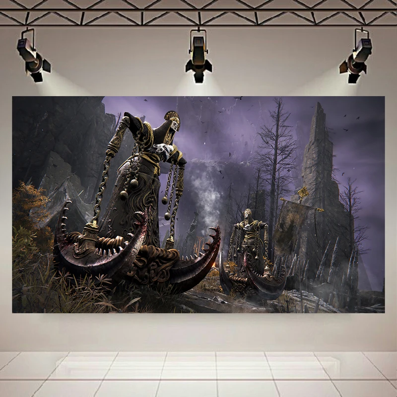 پوستر طرح بک لایت گیم Elden Ring کد AR32194