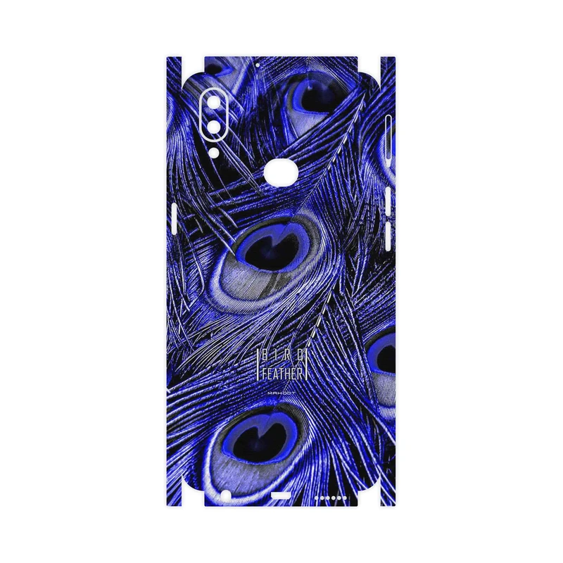 برچسب پوششی ماهوت مدل Purple Feather-FullSkin مناسب برای گوشی موبایل سامسونگ Galaxy A10s