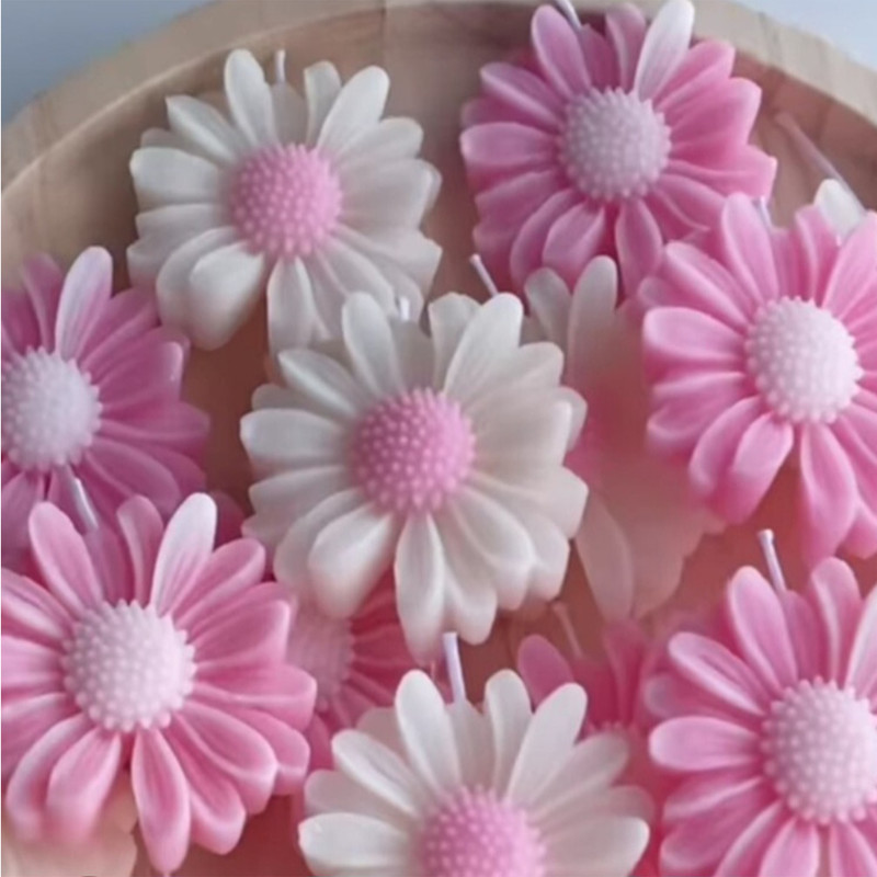 قالب شمع گچ صفوی زاده مدل گل بابونه کد DCO2021