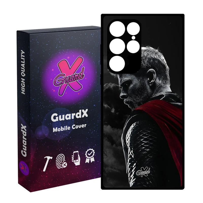 کاور گارد ایکس طرح Girl مدل Glass10417 مناسب برای گوشی موبایل سامسونگ Galaxy S23 Ultra