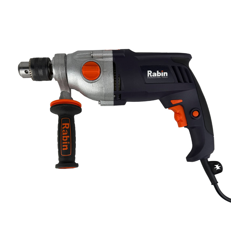 دریل چکشی گیربکسی 13 میلیمتری  1050 وات رابین مدل R1007