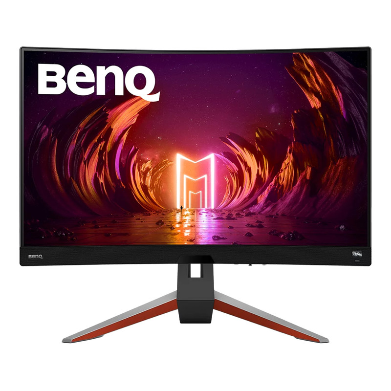 مانیتور خمیده گیمینگ 31.5 اینچ بنکیو مدل EX3210R، ، رزولوشن QHD، پنل VA، نرخ بروزرسانی 165 هرتز، با نسبت تصویر 16:9، دارای اسپیکر داخلی، دارای پورت HDMI و DisplayPort و USB و خروجی هدفون