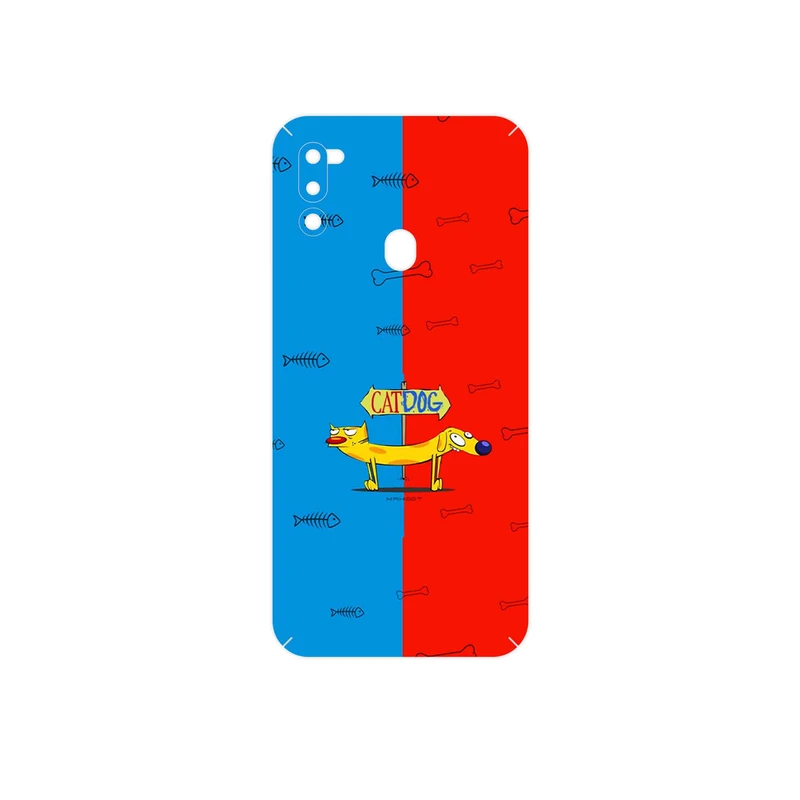 برچسب پوششی ماهوت مدل CatDog مناسب برای گوشی موبایل سامسونگ Galaxy M21 (2021) Edition