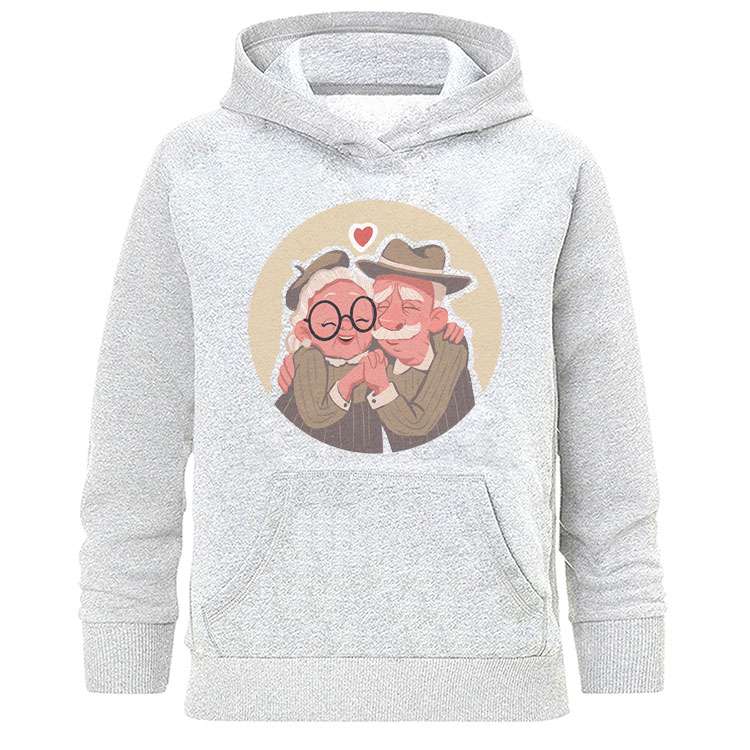 هودی زنانه طرح عاشقانه مدل H361