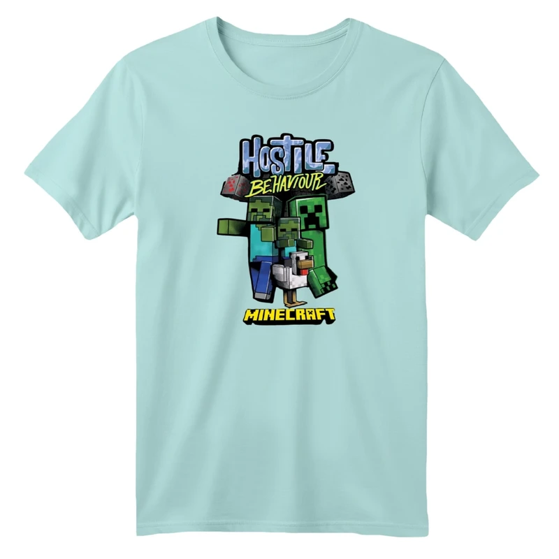 تی شرت آستین کوتاه بچگانه مدل ماینکرفت کد 30