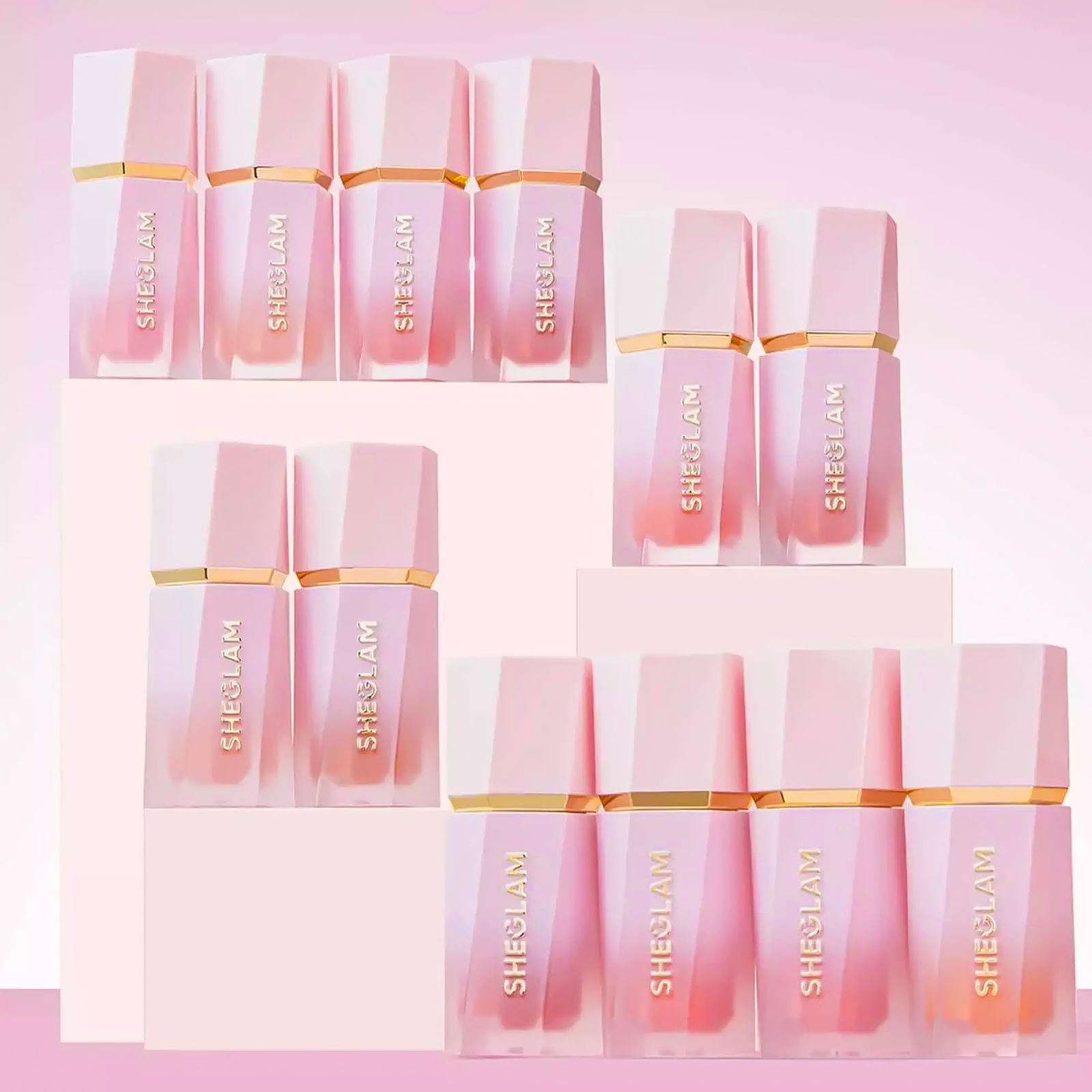 رژگونه مایع ترکیبی شگلم مدل Color Bloom مجموعه 12 عددی -  - 5