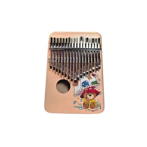 کالیمبا مدل حفره دار چوبی طرح نقاشی کد KZP-CH 4