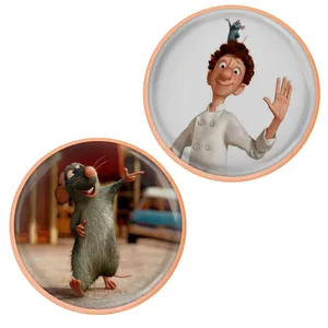 تراش مدل مخزن دار طرح انیمیشن راتاتویی موش سرآشپز کد S13092-085 بسته دو عددی