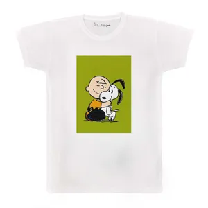 تی شرت بچگانه پرمانه طرح اسنوپی کد pmt.3621