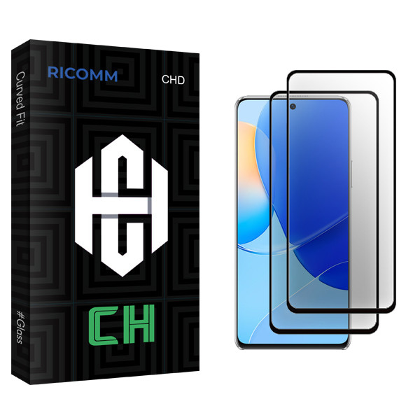 محافظ صفحه نمایش شیشه ای ریکام مدل CH Glass MIX2106 مناسب برای گوشی موبایل هوآوی Nova 9 SE بسته دو عددی