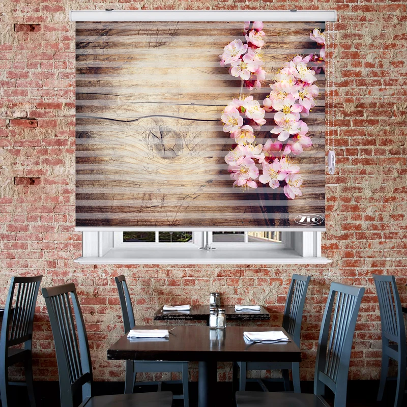  پرده زبرا زیو مدل L5047 سایز 150x280 سانتی متر