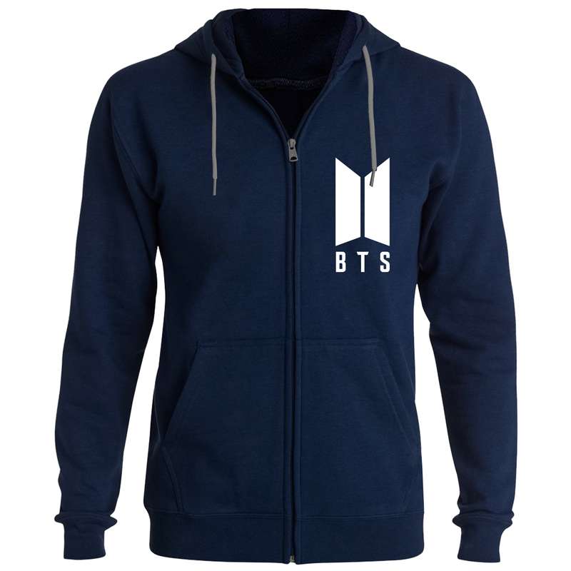 سویشرت پسرانه مدل F17 BTS رنگ سرمه ای