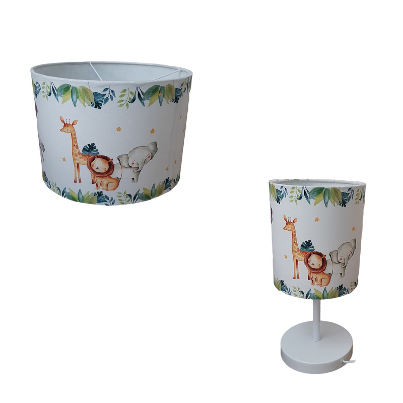 لوستر و آباژور کودک مدل حیوانات  کد LA-113