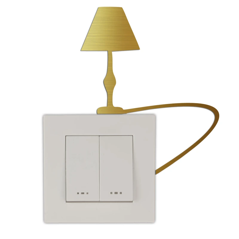 استیکر کلید و پریز مدل چراغ مطالعه کد skp11