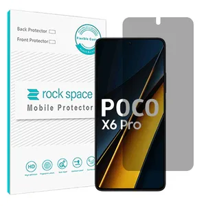 Rock space Resistant model privacy screen protector suitable for Xiaomi Poco X6 Pro mobile phone