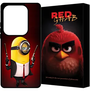  RED GHAB RCHAPN13P Cover For Xiaomi Redmi Note 13 Pro 4G / Poco M6 Pro 4G