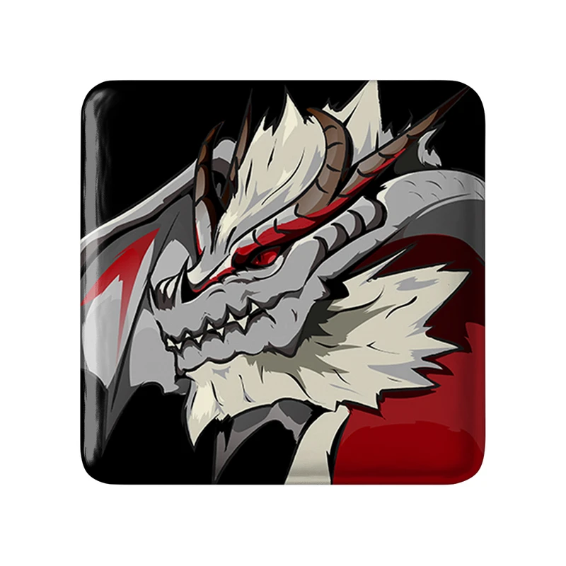مگنت خندالو طرح بازی شکارچی هیولا (Monster Hunter) مدل مربعی کد 33253