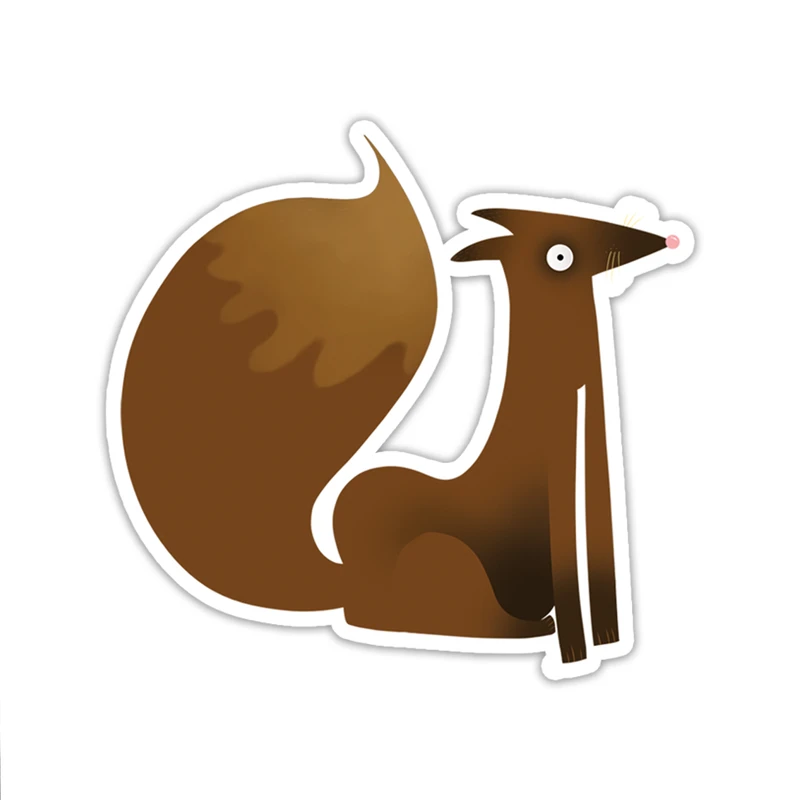 استیکر لپ تاپ مدل روباه