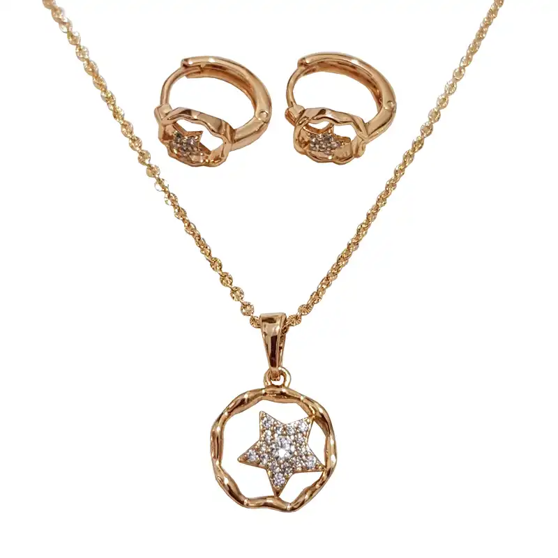 نیم ست زنانه ژوپینگ مدل ستاره نگینی 2306