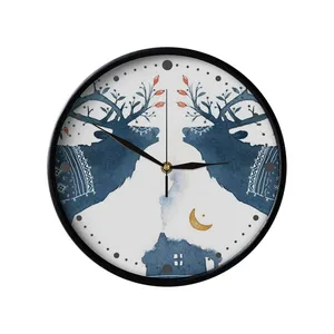 ساعت دیواری مدوپد طرح گوزنا مدل pod00418