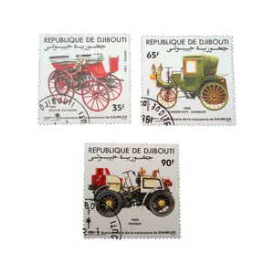 تمبر یادگاری مدل ماشین کد bc-1916 مجموعه 3 عددی