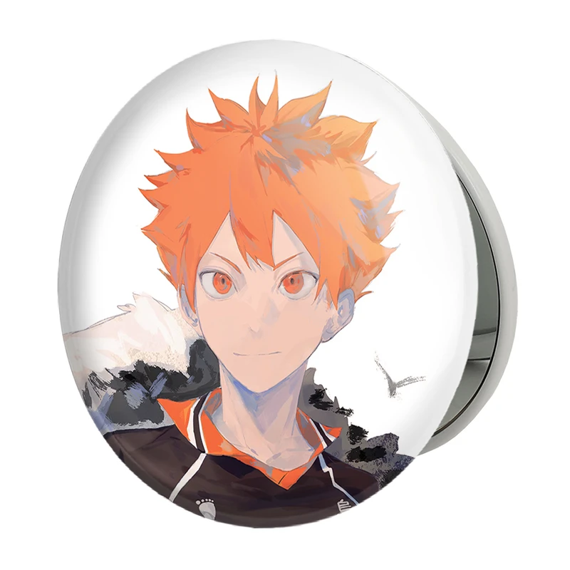 آینه جیبی خندالو طرح هیناتا شویو انیمه هایکیو Haikyu مدل تاشو کد 17750 