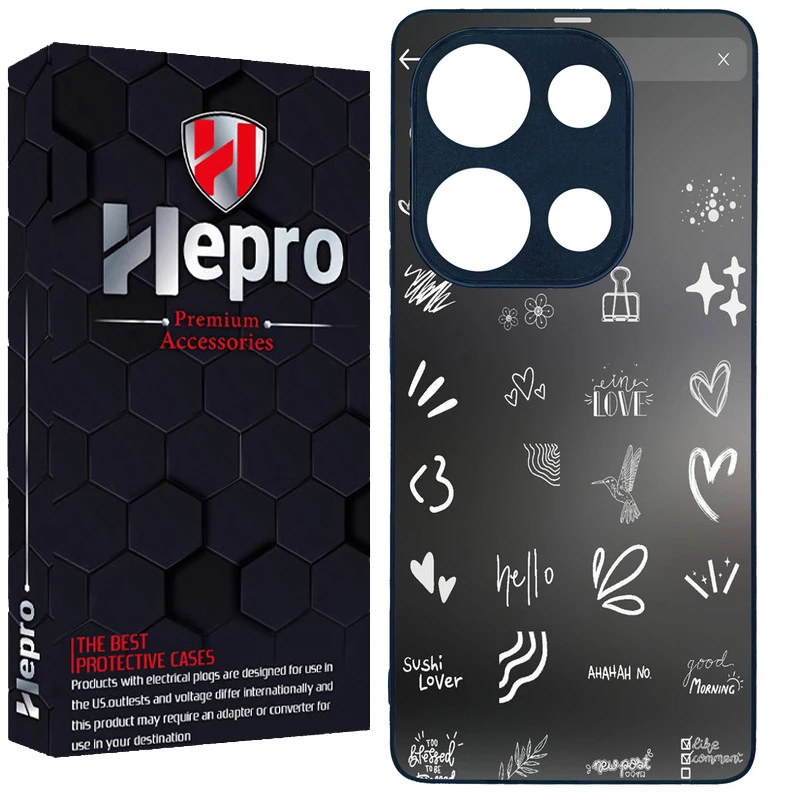 کاور هپرو طرح فانتزی مدل TPU مناسب برای گوشی موبایل شیائومی REDMI NOTE 13 PRO 4G